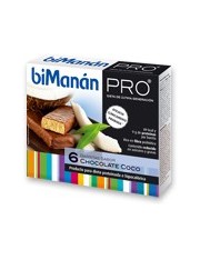 Bimanan metodo pro barrita chocolate y coco hiperproteica e hipocalorica 6 barritas