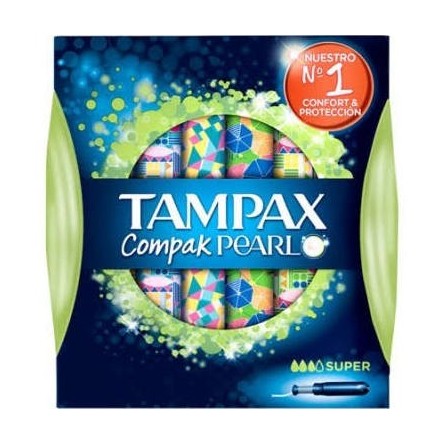 Tampax compak Pearl Super 18 tampones