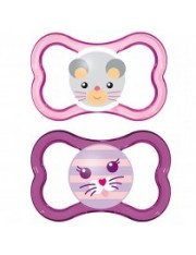 Dos Chupetes Silicona MAM Air +16 meses pack