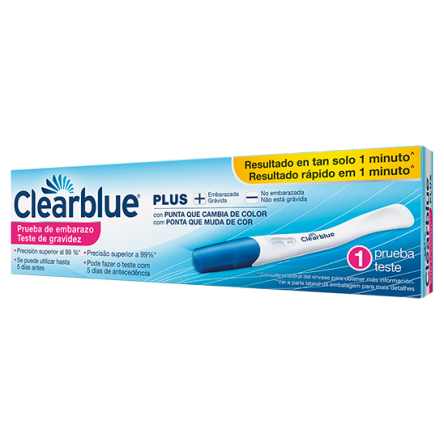 Clearblue plus test de embarazo