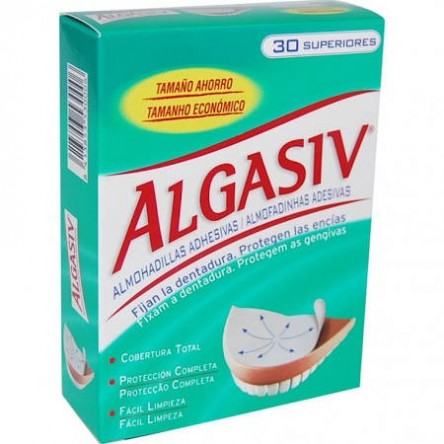 Algasiv almohadillas adhesivas protesis 30 u superior Algasiv almohadillas adhesivas protesis 30 u superior
