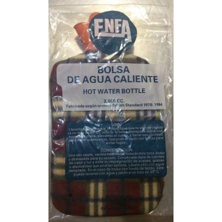 Bolsa de agua caliente forrada enfa 2 litros Bolsa de agua caliente forrada enfa 2 litros