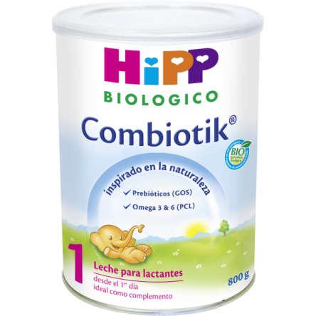 LECHE BIOLOGICA PARA LACTANTES HIPP COMBIOTIK 1 800 G