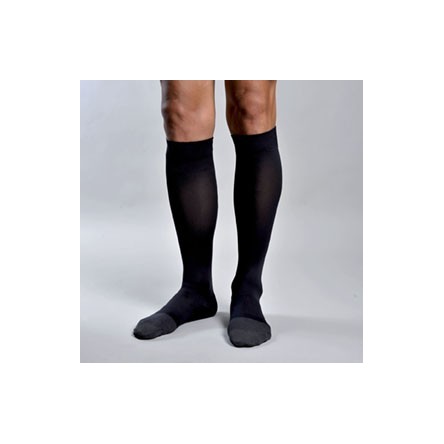 2 Calcetines farmalastic compr normal antibacteriano negro t- g (tobillo 24-25cm,pantorrilla 37-39 cm) cinfa