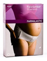 Faja farmalastic lumbar embarazada blanco t3 ( cadera 120-135 cm) cinfa