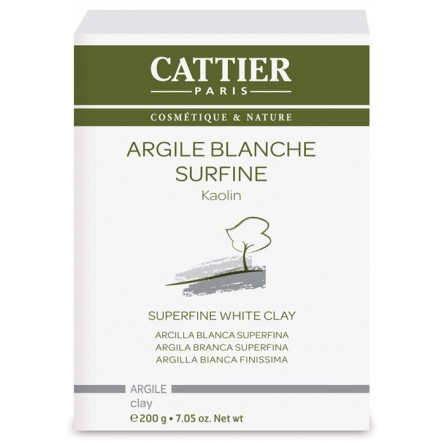 Cattier arcilla blanca superfina 200 g Cattier arcilla blanca superfina 200 g