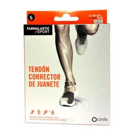 TENDON CORRECTOR DE JUANETES FARMALASTIC SPORT TALLA- L CONTORNO DEL PIE DE 23 CM A 24 CM TENDON CORRECTOR DE JUANETES FARMALASTIC SPORT TALLA- L CONTORNO DEL PIE DE 23 CM A 24 CM
