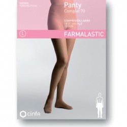 Panty complet compresion ligera 70 farmalastic camel t. m. (tobillo 22-23,pantorrilla 37-39) cinfa