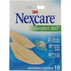 3M NEXCARE CONFORT 360 2 TAMAÑOS 10 APÓSITOS
