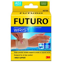 3M FUTURO MUÑEQUERA AJUSTABLE VELCRO TALLA ÚNICA DE 14.0 CM A 24.1 CM