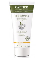 Cattier crema de manos con arcilla blanca 75 ml