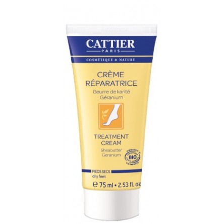 Cattier crema reparadora pies 75 ml