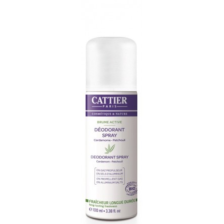 Cattier desodorante brume active mujer spray 100 ml Cattier desodorante brume active mujer spray 100 ml