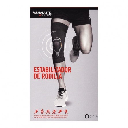 ESTABILIZADOR DE RODILLA FARMALASTIC SPORT TALLA XS CONTORNO DE RODILLA MENOR DE 35 CM ESTABILIZADOR DE RODILLA FARMALASTIC SPORT TALLA XS CONTORNO DE RODILLA MENOR DE 35 CM