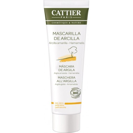 Cattier mascarilla arcilla amarilla piel seca 100 g Cattier mascarilla arcilla amarilla piel seca 100 g