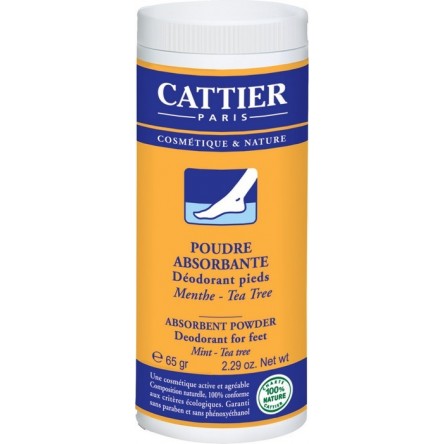 Cattier pies polvos absorbentes desodorante 65 g Cattier pies polvos absorbentes desodorante 65 g