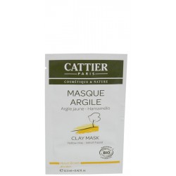 OUTLET Cattier recarga 1 sobre mascarilla arcilla amarilla 12.5 ml