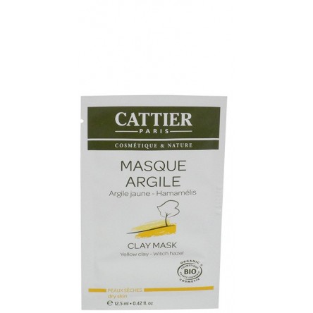OUTLET Cattier recarga 1 sobre mascarilla arcilla amarilla 12.5 ml