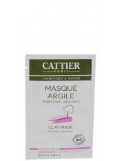 OUTLET Cattier recarga 1 sobre mascarilla arcilla rosa 12.5 ml