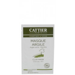 Cattier recarga 1 sobre mascarilla arcilla verde 12.5 ml