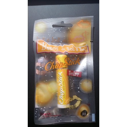 Chap stick 15 labial solar Chap stick 15 labial solar