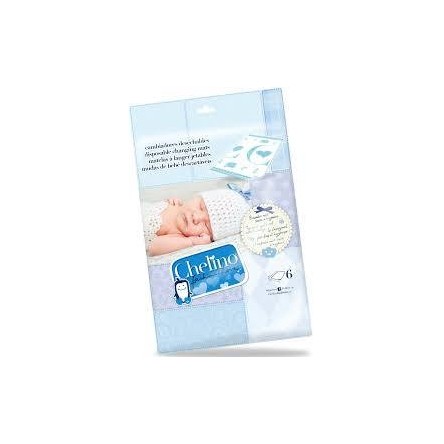 Chelino cambiador infantil desechable fashion & 6 empapadores Chelino cambiador infantil desechable fashion & 6 empapadores