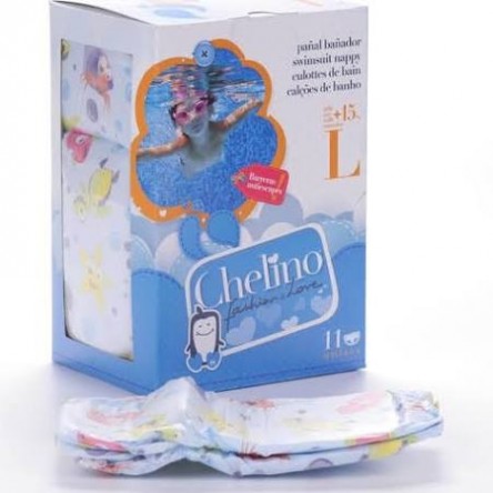 Chelino fashion & love pañal bañador infantil t - l mas de15 kg 12 pañales Chelino fashion & love pañal bañador infantil t - l mas de15 kg 12 pañales