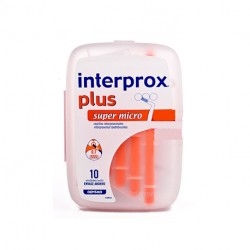 Cepillo dental interproximal interprox plus super micro envase ahorro 10 unidades
