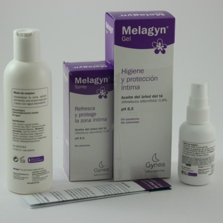 Melagyn duo solucion topica spray 30 ml y gel proteccion intima 200 ml Melagyn duo solucion topica spray 30 ml y gel proteccion intima 200 ml