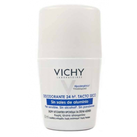 vichy desodorante 24 h bola sin aluminio pieles sensibles 50 ml