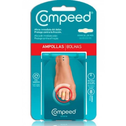 Compeed ampollas dedos pies 8 apositos