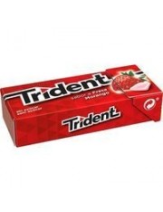 CHICLE TRIDENT FRESH FRESA SIN AZUCAR 14,5 G