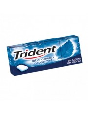 CHICLE TRIDENT FRESH MENTA SIN AZUCAR 14,5 G