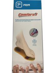 COMFORSIL 2 PLANTILLAS CON DESCARGA ANTI-IMPACTO DE SILICONA TALLA MUY GRANDE 209 XL