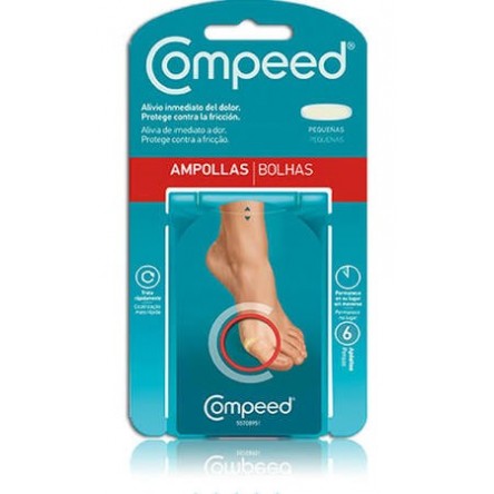 Compeed ampollas hidrocoloide talla- pequeña 6 unidades