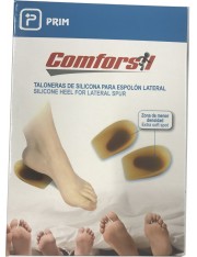 COMFORSIL TALONERA CAZOLETA ESPOLON LATERAL SILICONA TALLA S 34-37 PEQUEÑA 2 UNIDADES CC282S