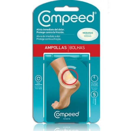 Compeed ampollas talon mediano de 5 unidades Compeed ampollas talon mediano de 5 unidades