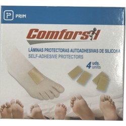 COMFORSIL LAMINAS PROTECTORAS AUTOADHESIVAS DE SILICONA 4 UNIDADES CC224