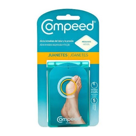 Compeed juanetes hidrocoloide 5 unidades Compeed juanetes hidrocoloide 5 unidades