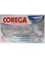 Corega blanqueador 30 tabletas