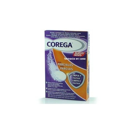Corega parcial limpiadora ortodoncias 30 tabletas Corega parcial limpiadora ortodoncias 30 tabletas