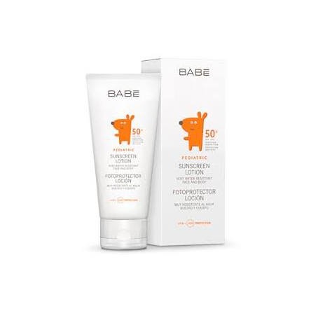 Babe fotoprotector pediatrico locion SPF50+ niños infantil locion 100 ml Babe fotoprotector pediatrico locion SPF50+ niños infantil locion 100 ml