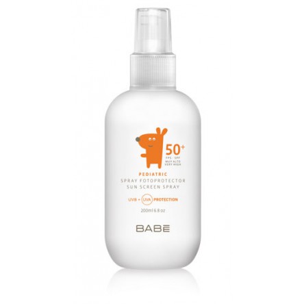 Babe fotoprotector 50+ spray pediatrico niños infantil 200 ml Babe fotoprotector 50+ spray pediatrico niños infantil 200 ml