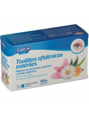 Toallitas oftalmicas esteriles CARE+30 toallitas