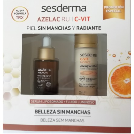 PROMO PACK AZELAC RU SERUM 30 ML + C VIT RADIANCE 50 ML PIEL SIN MANCHAS Y RADIANTE PROMO PACK AZELAC RU SERUM 30 ML + C VIT RADIANCE 50 ML PIEL SIN MANCHAS Y RADIANTE