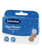 Salvelox apositos plastico aqua resist redondos 20 tiritas