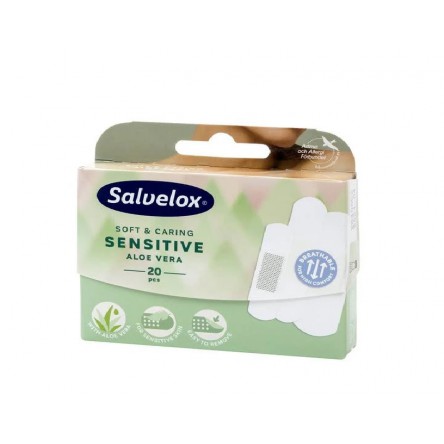 Salvelox apositos aloe vera sensitive pieles delicadas 20 tiritas