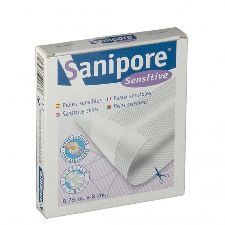 SANIPORE APOSITO ADHESIVO BANDA 75 CM X 8 CM SANIPORE APOSITO ADHESIVO BANDA 75 CM X 8 CM