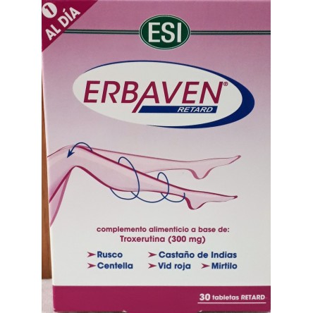 Erbaven Retard 30 Comprimidos Trepatdiet-Esi Erbaven Retard 30 Comprimidos Trepatdiet-Esi