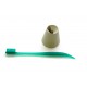 CEPILLO DE DIENTES verde PHLIPPE STARCK DESIGN, FLUOCARIL 1989